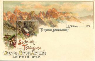 Leipzig, Sächs.-Thüring. Ausstellung, Farb-Litho, 1897