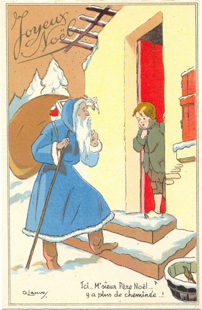 Weihnachten, Weihnachtsmann, um 1930