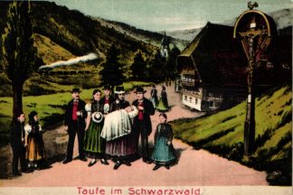 Schwarzwald, Taufe im Schwarzwald, Prägekarte