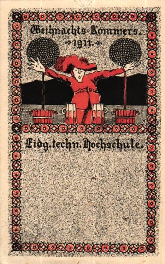 Weihnachts-Kommers 1911, Eidg. techn. Hochschule Zürich