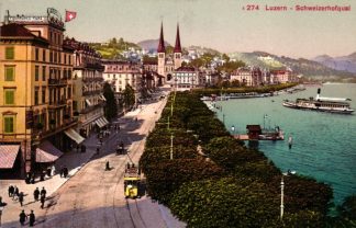 Luzern, Schweizerhofquai,  1910