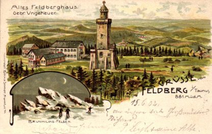 Feldberg im Taunus, Farb-Litho, 1902