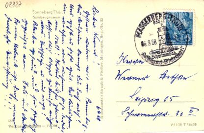 Sonneberg in Thüringen, Spielzeugmuseum 1958 – Bild 2