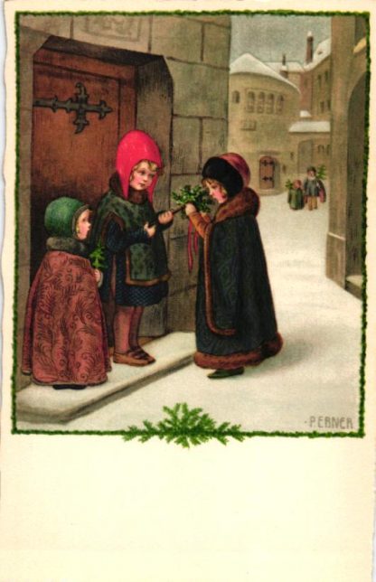 Kinder, Sternsinger, sign. Pauli Ebner, um 1910/20
