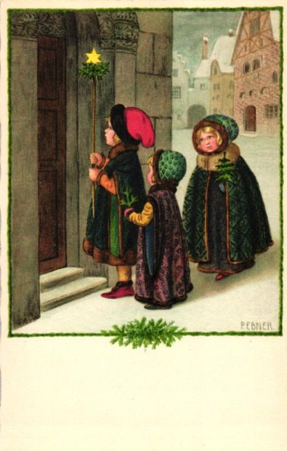 Kinder, Sternsinger, sign. Pauli Ebner, um 1910/20