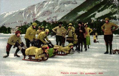 Wintersport, Schlitten, Rodler, um 1910/20