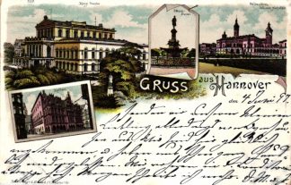 Hannover, Farb-Litho, um 1900/05