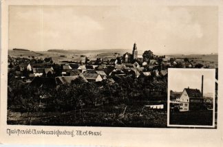 Birstein - Unterreichenbach, Gesamtansicht und Molkerei, ca. 30er Jahre