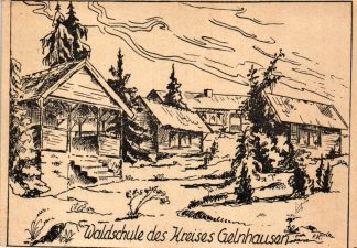 Kreis Gelnhausen, Waldschule des Kreises Gelnhausen, um 1940/50