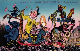 Karneval, Fasching, „Carneval de Nice“, Nizza um 1910/20