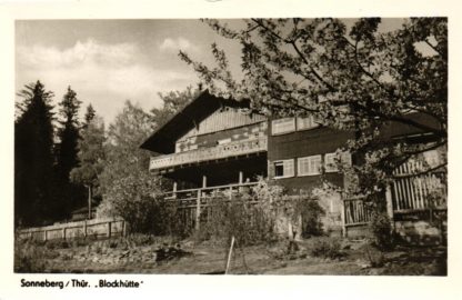 Sonneberg, Blockhütte, 1955