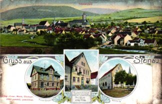 Steinau a.d. Strasse, 1907 nach Salmünster versandt
