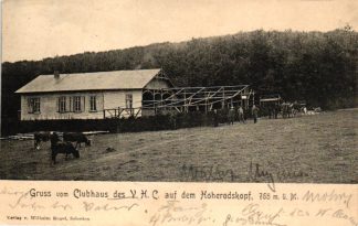 Schotten / Breungeshain, Clubhaus Hoherodskopf, 1904 von Schotten  nach Kiel versandt