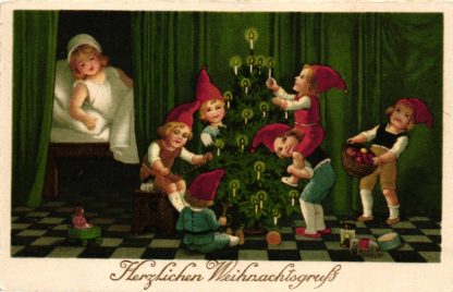 Weihnachten, Mädchen, Wichtel, vermutlich Pauli Ebner