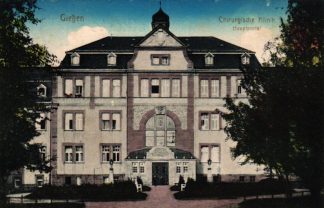 Giessen, Chirurgische Klinik, Hauptportal, um 1910/20