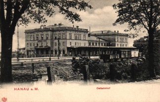 Hanau, Ostbahnhof, um 1900/05