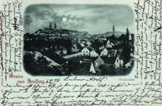 Freising, Mondschein-AK, 1898