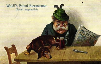 Dackel, "Der Bierwärmer", 1909