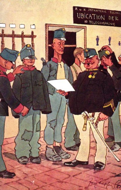 Militär, Soldaten, sign. Schönpflug