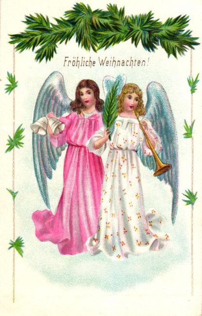 Weihnachten, Engel, Farb-Litho, um 1910